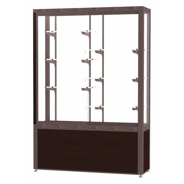 Display Case 48x66x16, White, Bronze, WADDELL DISPLAY, Mfr# 10404WB-BZ-W