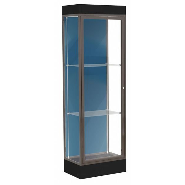 Lighted Floor Display Case 24x76x20, 6