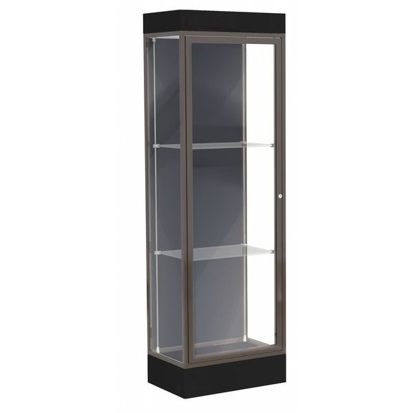 Lighted Floor Display Case 24x76x20, 6