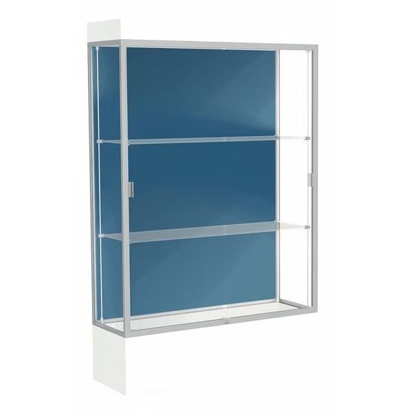 Lighted Floor Display Case 48x76x20, 12