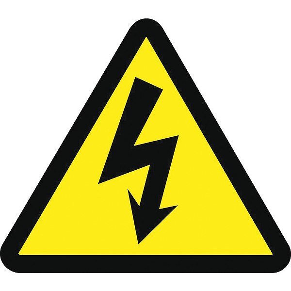 Electric Voltage Hazard Iso Label, Pk5, NMC, Mfr# ISO459AP