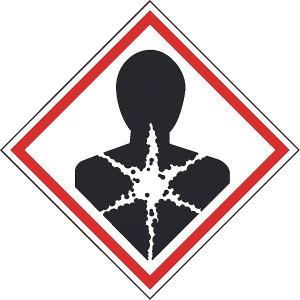 Health Hazard Ghs Label, NMC, Mfr# GHS2082AL2