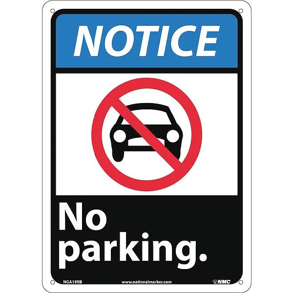 No Parking, NGA19RB, Nmc, Mfr#: NGA19RB