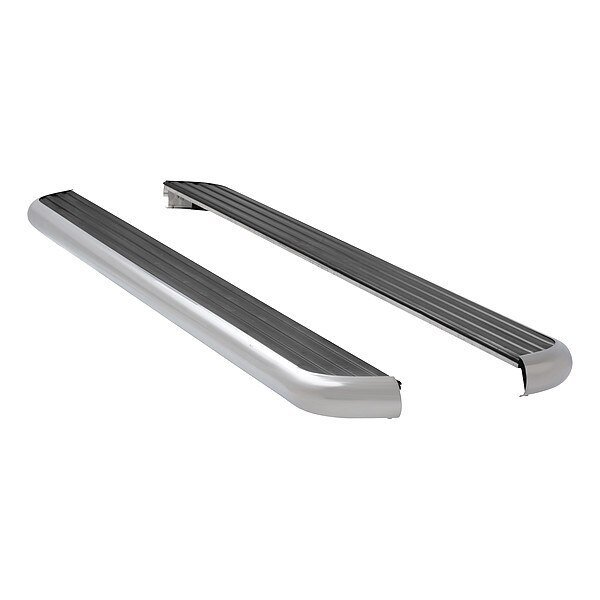Polished Stainless Steel Aluminum Running Boards, LUVERNE, Mfr# 575114-570237
