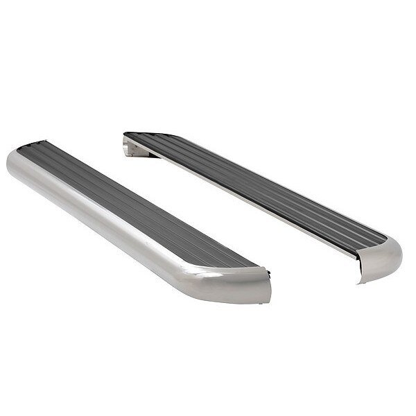 Polished Stainless Steel Aluminum Running Boards, LUVERNE, Mfr# 575088-570553