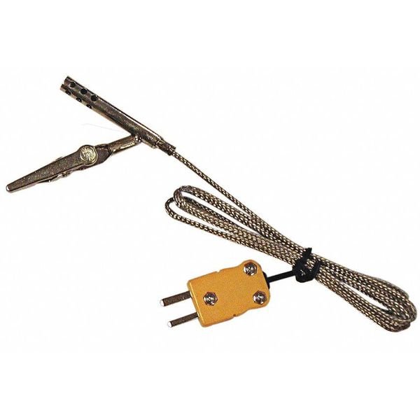 Temp Probe, Armoured Cable, w/Oven Clip, Test Products Intl, Mfr#: GK18M