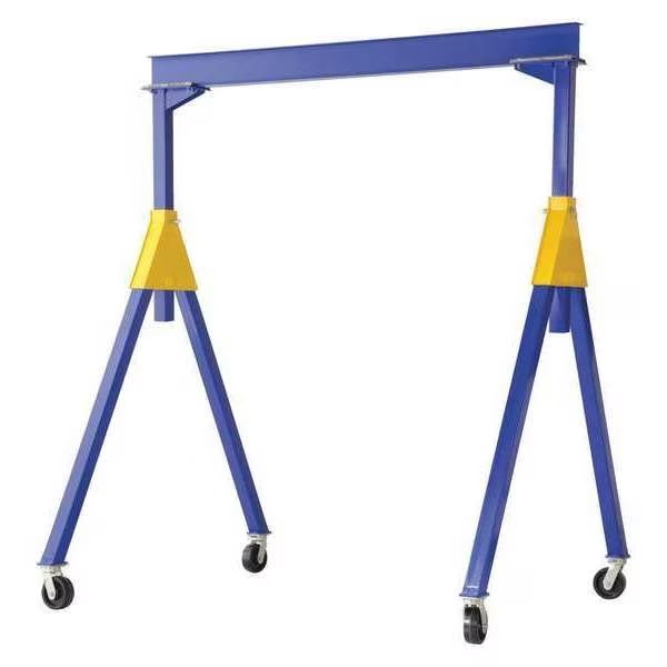 Fixed Ht. Stl Gantry Crane, 4K, 10 Ft Kd, Vestil, Mfr#: FHSN-4-10