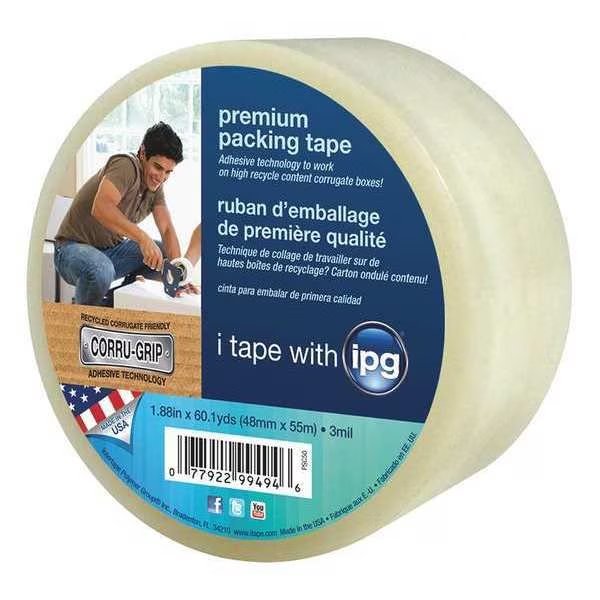 Prem Packaging Tape, 3mil 48mmx55m, PK16, INTERTAPE, Mfr# 1100