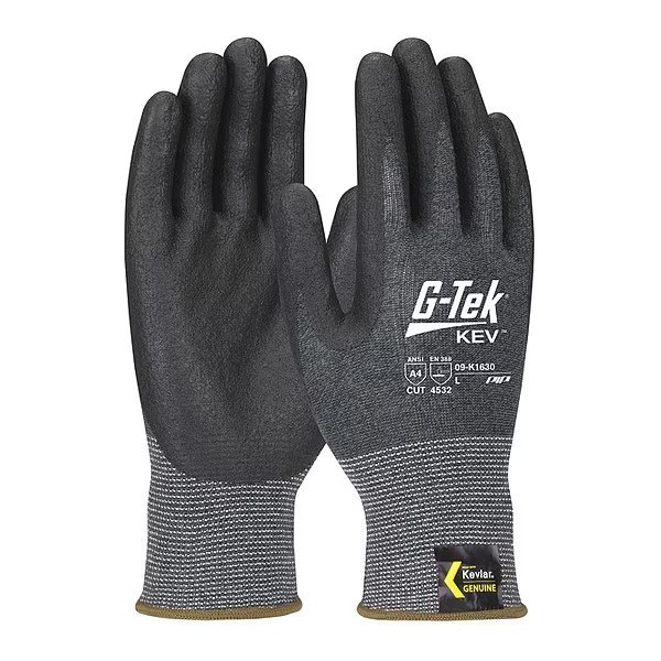 Cut Resistant Coated Gloves, A4 Cut Level, Nitrile, XL, 12PK, PIP, Mfr# 09-K1630/XL