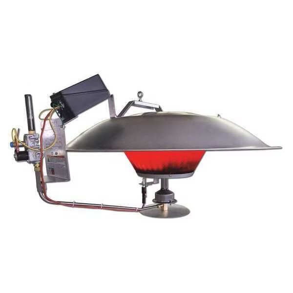 Brooder Heater, 24V, LP Gas, 40000 BtuH, Detroit Radiant, Mfr#: ACS-40P-24-2