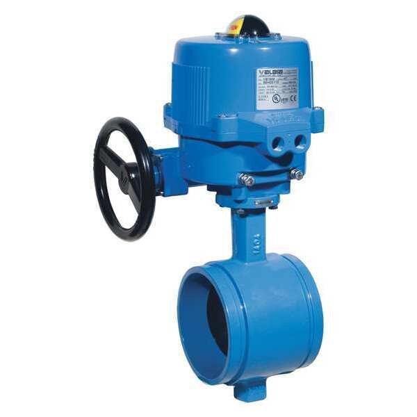 Electric Actuated, Grooved End Butterfly, BONOMI, Mfr# ME700E-003-4