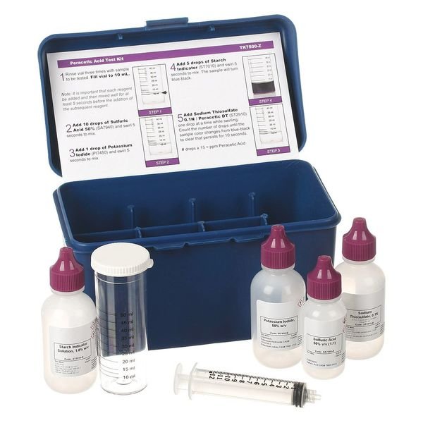Peracetic Acid TKit 1 Drop - 15 ppm/10mL, Aquaphoenix Scientific, Mfr#: TK7500-Z