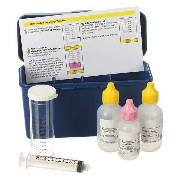 Chlorinated Alkalnty Kit, 1Drop-33ppm/5mL, Aquaphoenix Scientific, Mfr#: TK5001-Z