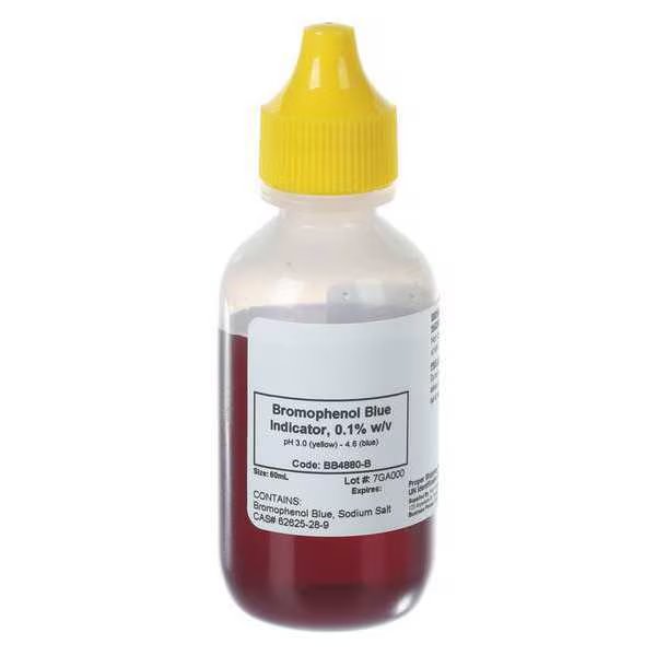 Bromphenol Blue Indicator, 0.1 Prcnt, 60mL, Aquaphoenix Scientific, Mfr#: BB4880-B