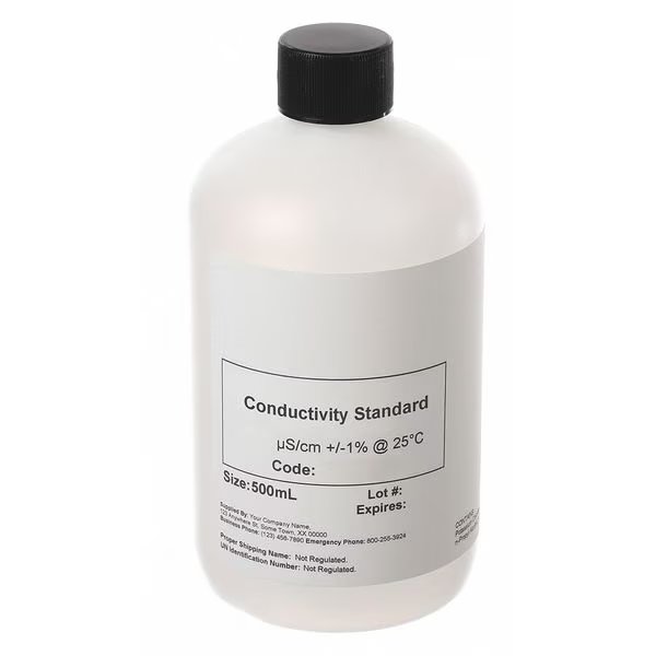 Conductivity Standard, 2500 Us/cm, 500 mL, Aquaphoenix Scientific, Mfr#: CS2500-P