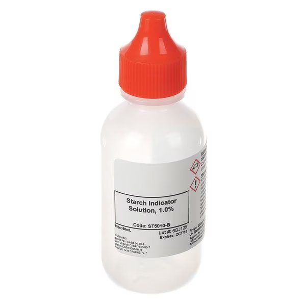 Starch Indicator, 1 Percent, 60 mL, Aquaphoenix Scientific, Mfr#: ST5010-B