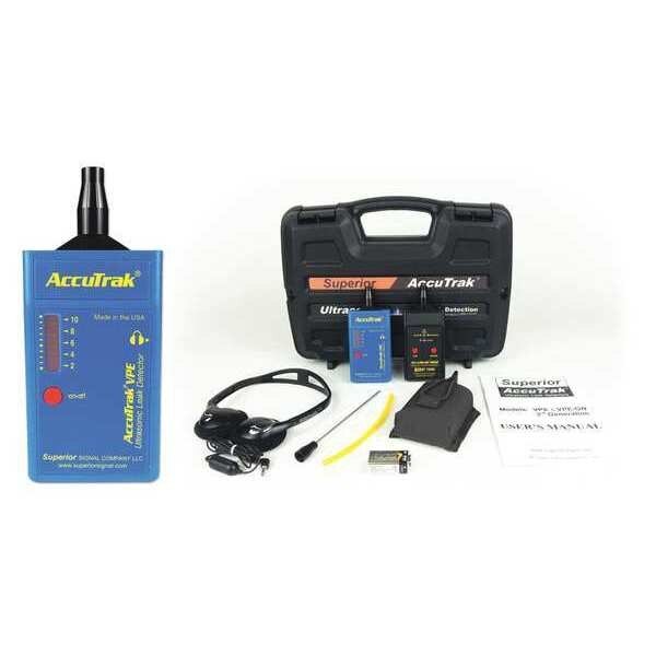 Ultrasonic Leak Detector, Plus Kit, Superior Accutrak, Mfr#: VPE PLUS