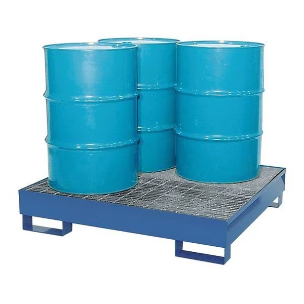 SteelPal Spill Pallet, 4, Drum, 54x50x10, ENPAC, Mfr# 9004-BU