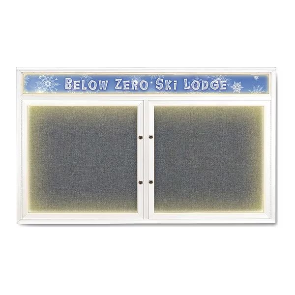 Corkboard, Medium Grey/White, 60