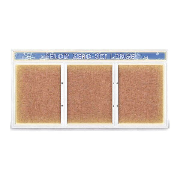 Corkboard, Cinnabar/White, 96