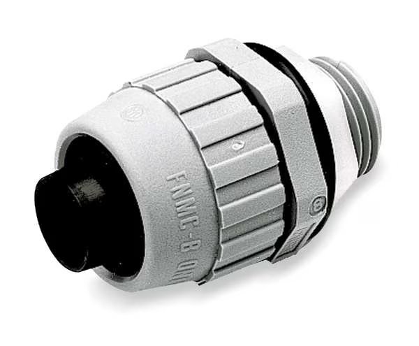 Insulated Conector, 3/4 In., Nylon, Straght, HUBBELL WIRING DEVICE-KELLEMS, Mfr# P075NGYA