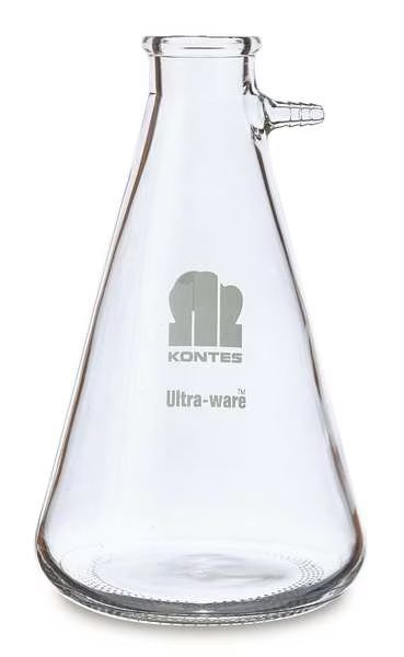 Filter Flask, 4000mL, Clear, KIMBLE CHASE, Mfr# 953760-4002