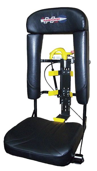 Seat, Black/Gray, Fabric, EnjoyTool Select, Mfr#: 6GMR2