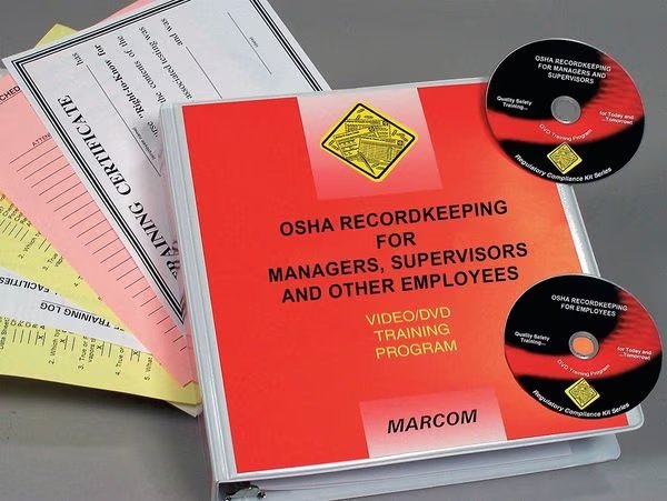 OSHA Rcrdkpng Managers/Employees DVD, MARCOM, Mfr# V0000189EO