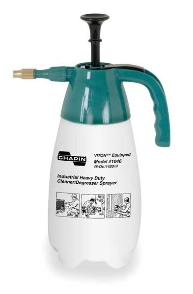 Industrial Cleaner/Degreaser Hand Sprayer, Polyethylene Tank, Hose Not Included Hose Length, Chapin, Mfr#: 1046