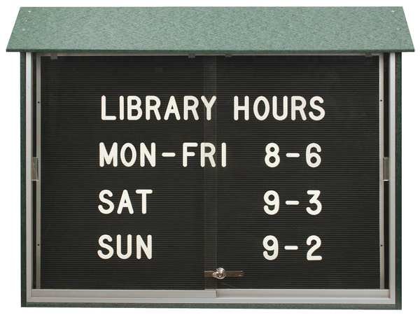 Outdoor Enclosed Letter Board 30