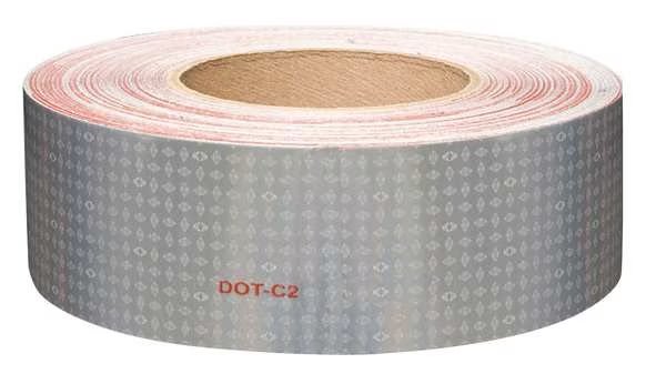 Reflective Tape, W 2 In, White, ORALITE, Mfr# 18676