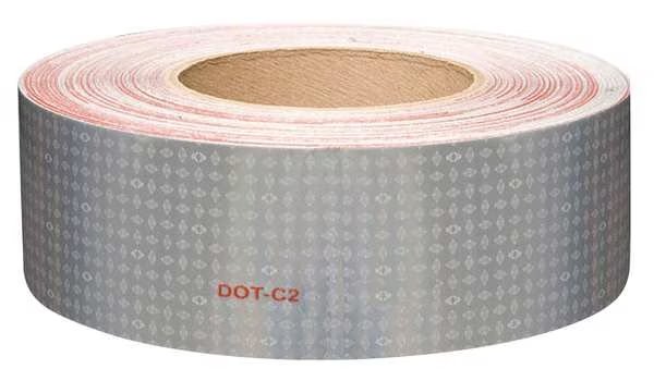 Reflective Tape, W 2 In, White, ORALITE, Mfr# 18679