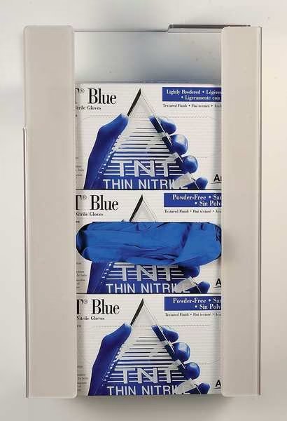 Universal Glove Dispenser, PETG, Wht, 3 Box, ZING, Mfr# 7225