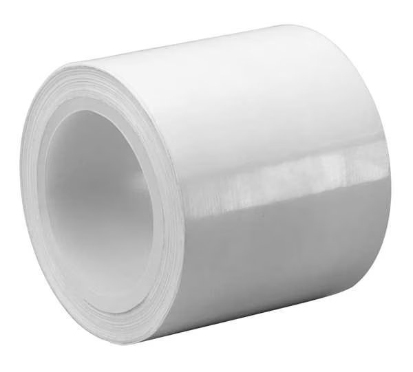 Film Tape, Polyethylene, White, 2 In x 5 Yd, TAPECASE, Mfr# 15D442