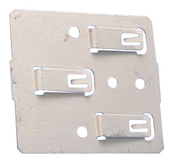 Multiple Conduit Mounting Plate, 812M Series Conduit Clips Use, Spring Steel, Caddy Armour