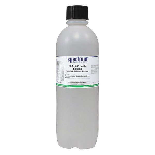 Buffer Sltn, Blue, pH 10.00, Ref Std, 1L, Spectrum, Mfr#: B1172-1LT