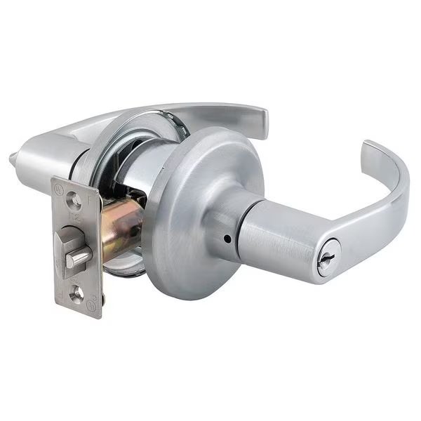 Lever Lockset, Mechanical, Entrance, Grd. 2, Dormakaba, Mfr#: QTL250M626RA118FSCKD