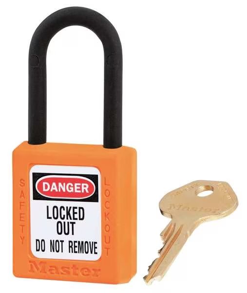 Lockout Padlock, KA, Orange, 1-3/4