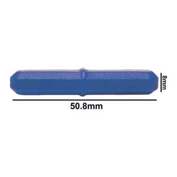 SPINBAR, STIR BAR, PTFE, OCT, BLUE, 2X5/16, Sp Scienceware, Mfr#: F37109-0030