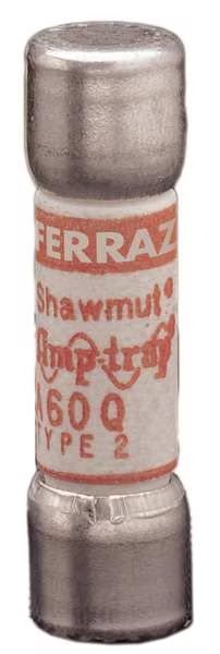 Semiconductor Fuse, A60Q Series, Fast-Acting, 40A, 600V AC, Non-Indicating, Mersen, Mfr#: A60Q40-2