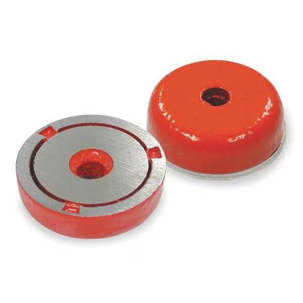 Alnico 5 Shallow Pot Magnet, 29 lb. Pull, EnjoyTool Select, Mfr#: 6XY97