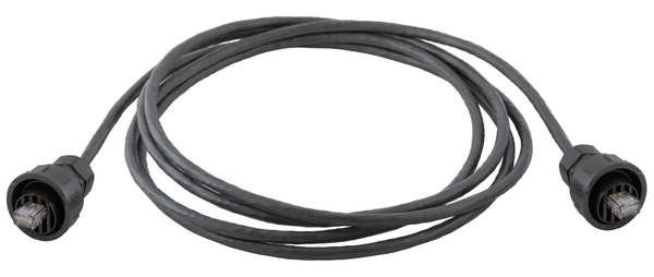 Ethernet Cable, Cat 6, Black, 15 ft., HUBBELL PREMISE WIRING, Mfr# HI615EE