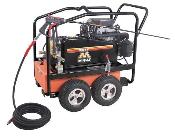 Industrial Duty 6000 psi 3.7 gpm Cold Water Gas Pressure Washer, Mi-T-M, Mfr#: GC-6004-3MGH