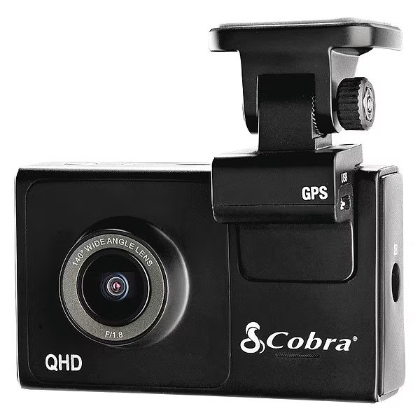 DashCam, Dual View, GPS/WiFi/BT1600P, Cobra, Mfr#: SC200D