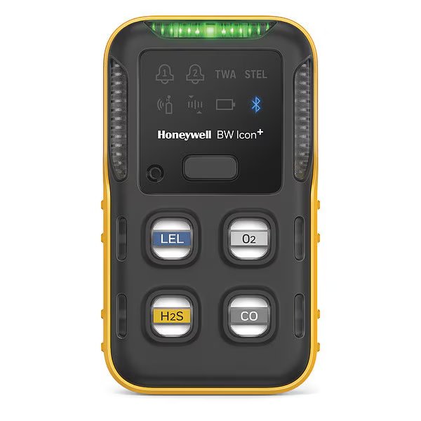 Multi-Gas Detector, 2 mo Battery Life, Black, Honeywell, Mfr#: CP-I-W50000M1-B-00
