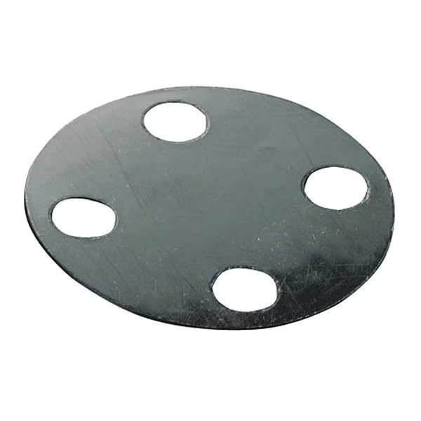 NON-ADHESIVE FLANGE PROTECTOR, Black, Hdpe-0.060