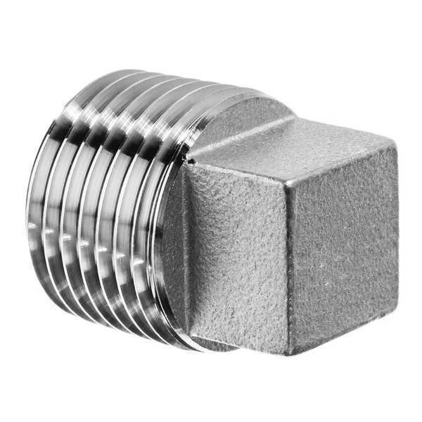 Square Head Plug, Aluminum, 1