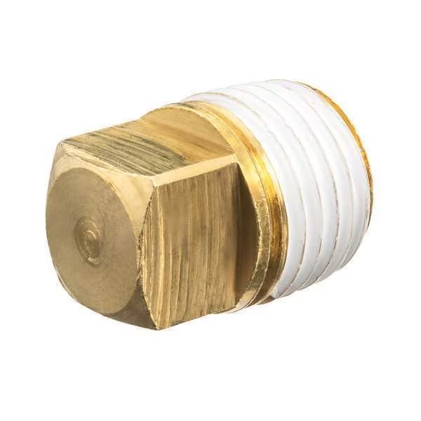 Square Head Plug, Brass, 3/4 in, MNPT, EnjoyTool select, Mfr# ZUSA-PF-10713
