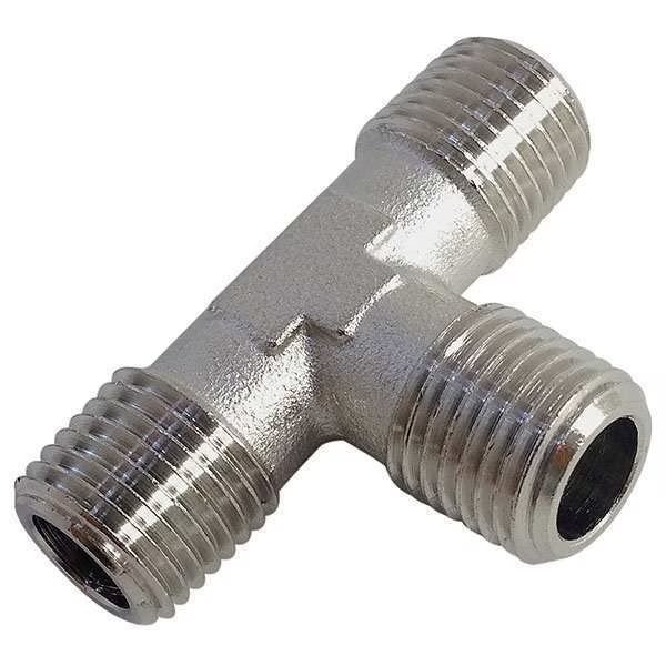 Male Tee, Brass Pipe Fitting, Threaded, LEGRIS, Mfr# 0927 00 17
