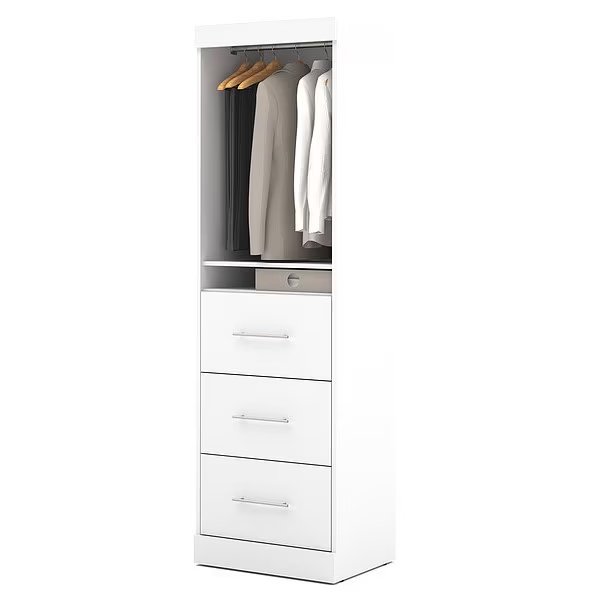 Storage Unit, White, 25